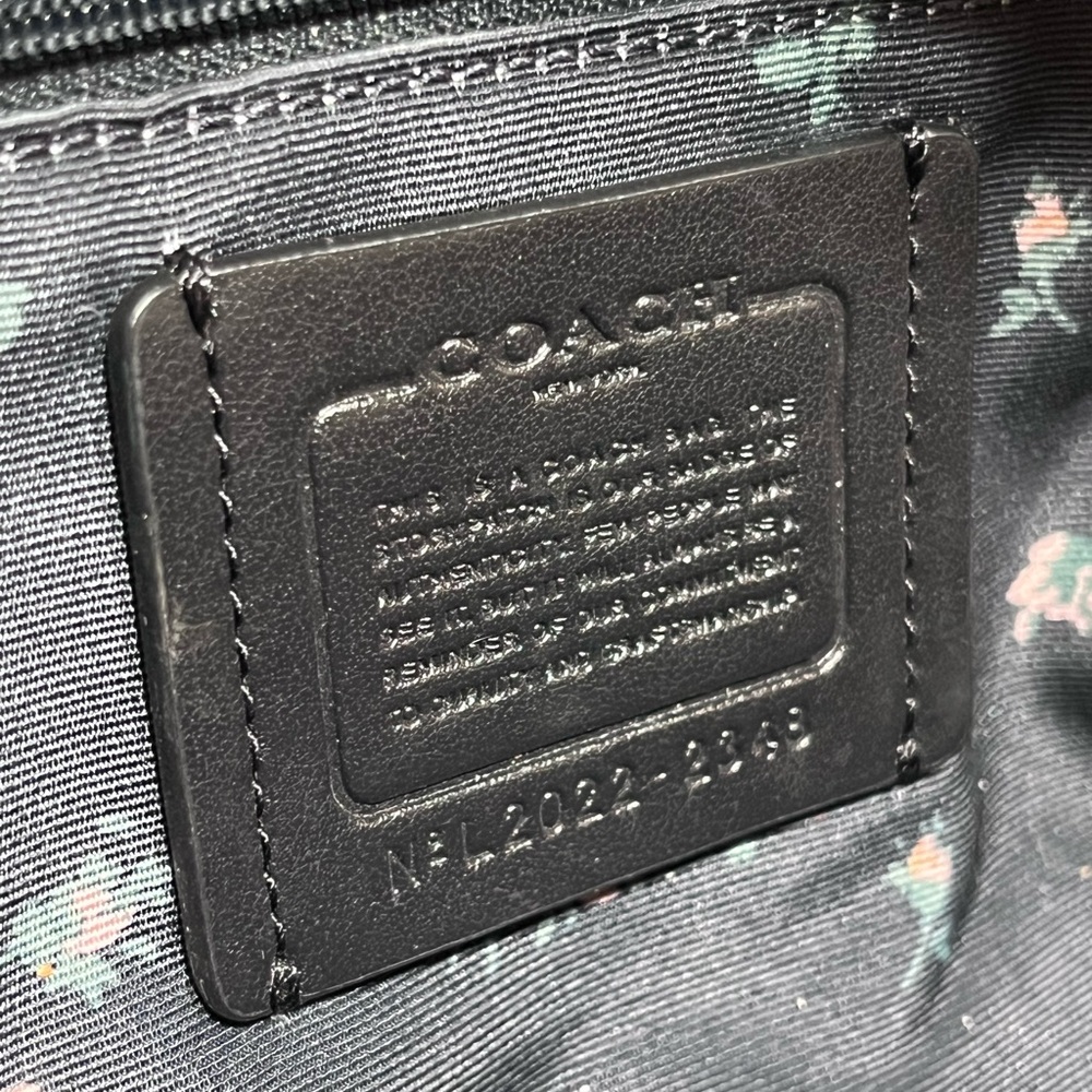 Coach Court Backpack Black Leather - Picture 13 of 13